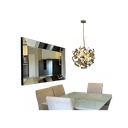 Ver imagem 1 de Espelho Chanfrado Pequeno Luxo 60x80 Cm