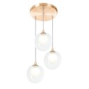 Ver imagem 1 de Lustres Pendentes Triplo Harmony Bolinha New Cobre