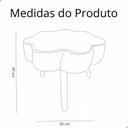 Ver imagem 6 de Kit Poltrona e Puff Aurora Balanço Linho Bege - Fm