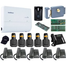 Kit Pabx Telefonia 2x8 Disa Bina Intelbras Acessorios Kit 15 - 1