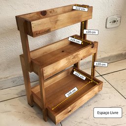 Suporte para Plantas, Prateleira Chão, Floreira, Jardineira P11 - 4