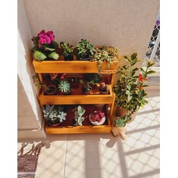 Suporte para Plantas, Prateleira Chão, Floreira, Jardineira P11 - 5