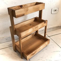 Suporte para Plantas, Prateleira Chão, Floreira, Jardineira P11 - 3