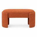 Ver imagem 3 de Recamier Decorativo Puff Fly 75cm Cama Solteiro Estofados:Terra Cota/Bouclé