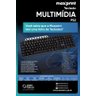 Teclado Multimídia PS2 PR/PT Maxprint - 1