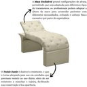 Ver imagem 5 de Maca Estofada Estética Cílios Regulável Spa Suede Ana Clara Cor:bege