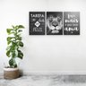 Conjunto Quadros Decorativos Leão Faça Mais o que ama 28x40cm - 1