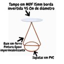Ver imagem 5 de Mesa de Centro Lateral Maria Base de Aço Design Moderno