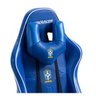 Cadeira gamer MaxRacer Tactical CBF Azul e Branca Licenciada - 3