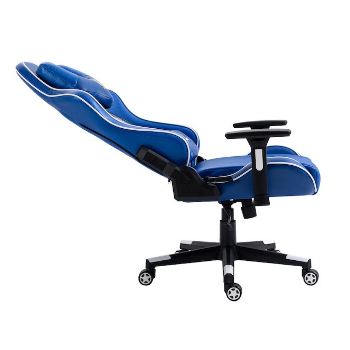 Cadeira gamer MaxRacer Tactical CBF Azul e Branca Licenciada - 6