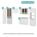 Ver imagem 4 de Armário de Cozinha Completa com Balcão Milla Cora Flow Carraro Branco