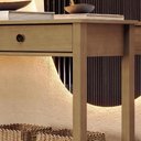 Ver imagem 5 de Aparador de Sala 120cm 2 Gavetas Madeira Maciça Vitalis Freijó F07 - Mpozenato