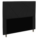Ver imagem 1 de Cabeceira Cama Box Casal Mali 140cm Suede Preto - Abmaza