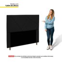 Ver imagem 3 de Cabeceira Cama Box Casal Mali 140cm Suede Preto - Abmaza