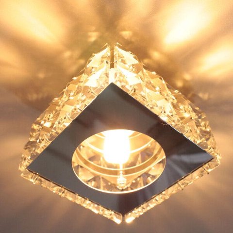 Spot Embutir em Cristal Shine Bella Iluminção 7,3x10,5cm Yd1024 St1297