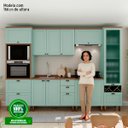 Ver imagem 5 de Armário de Cozinha Comp Genialflex Iluminata Ayla Verde Mint