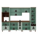 Ver imagem 3 de Armário de Cozinha Comp Genialflex Iluminata Ayla Verde Mint