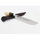 Ver imagem 2 de Faca Luxo Churrasco Cabo Osso Chifre Persoanliazação a Laser