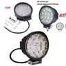 Farol De Milha Refletor Carro Barco Lancha Automotivo Redondo 14 Leds 42w 12v/24v - 3