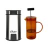 Kit Moedor de Café Oster Inox OMDR100 e Cafeteira Prensa Francesa Borossilicato Âmbar 800ml A\CASA - 1