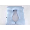 Travesseiro de Corpo Para Gestante Grávida Azul - 2