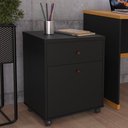 Ver imagem 2 de Gaveteiro Arquivo Office Mdp Rodízio Berlin - Vianossa