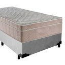 Ver imagem 3 de Cama Box Suede Solteiro + Colchão Sereneprime Molas Ensacadas 88x188x65 Cinza