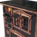 Ver imagem 4 de FOGAO A LENHA N 1 PRINCESS PREMIUM PRETO ROSE GOLD SE