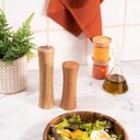 Ver imagem 6 de Saleiro ou Pimenteiro de Cozinha Madeira Acácia Sal Pimenta