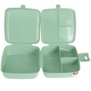 Ver imagem 2 de Lancheira Dupla com Divisória Infantil Verde - Lanc05 - Keita Lancheira Dupla com Divisória Infantil