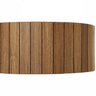 Luminária Decorativa Madeira Plafon Redondo Dunas 25cm - 5