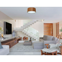 Ver imagem 3 de Luminária Decorativa Madeira Plafon Redondo Dunas 25cm