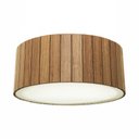 Ver imagem 7 de Luminária Decorativa Madeira Plafon Redondo Dunas 25cm