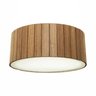 Luminária Decorativa Madeira Plafon Redondo Dunas 25cm - 7
