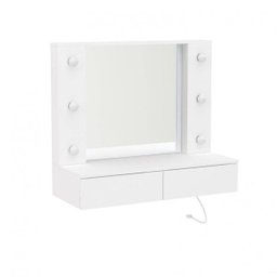 Penteadeira de Parede com Espelho 2 Gavetas Arujá Politorno - 2