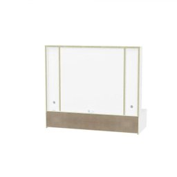 Penteadeira de Parede com Espelho 2 Gavetas Arujá Politorno - 11