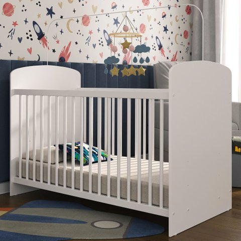 Berço para Colchão 60 X 130 Cm Ana Lívia Multimóveis Branco