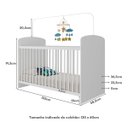 Ver mais imagens de Berço para Colchão 60 x 130 cm Ana Lívia Multimóveis Branco