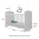 Ver mais imagens de Berço para Colchão 60 X 130 Cm Ana Lívia Multimóveis Branco