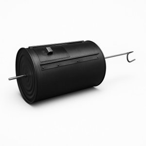 Torrador de Café Manual Cilíndrico com Manivela - 4 Litros - Uso em Fogão