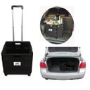 Ver imagem 2 de Carrinho Compras Carga Cesto Transporte Dobrável Tipo Maleta