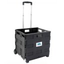 Ver imagem 4 de Carrinho Compras Carga Cesto Transporte Dobrável Tipo Maleta
