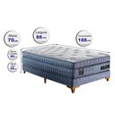 Ver imagem 2 de Cama Box Solteiro Colchão Euro Pillow + Box 88x188x70 Molas Ensacadas Cama inBox Supreme Confort