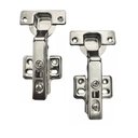 Ver imagem 1 de Dobradiça 35mm 105º Reta Metalla 330 Inox Soft Close Calço Clip-On e Amortecedor 02 unidades Hafele 