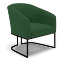 Ver imagem 4 de Namoradeira e 2 Poltronas Industrial Preto Stella Veludo D03 - D’Rossi