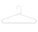 Ver imagem 4 de Kit 50 Cabides de Acrílico Transparente Adulto 8mm Ideal P/ Guarda Roupas
