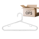 Ver imagem 5 de Kit 50 Cabides de Acrílico Transparente Adulto 8mm Ideal P/ Guarda Roupas
