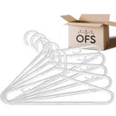 Ver imagem 6 de Kit 50 Cabides de Acrílico Transparente Adulto 8mm Ideal P/ Guarda Roupas