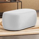 Ver imagem 2 de Kit 02 Puffs Decorativos Orgânicos Molly 02 Lugares Couríssimo Branco - Desk Design Cor Branco