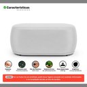 Ver imagem 3 de Kit 02 Puffs Decorativos Orgânicos Molly 02 Lugares Couríssimo Branco - Desk Design Cor Branco